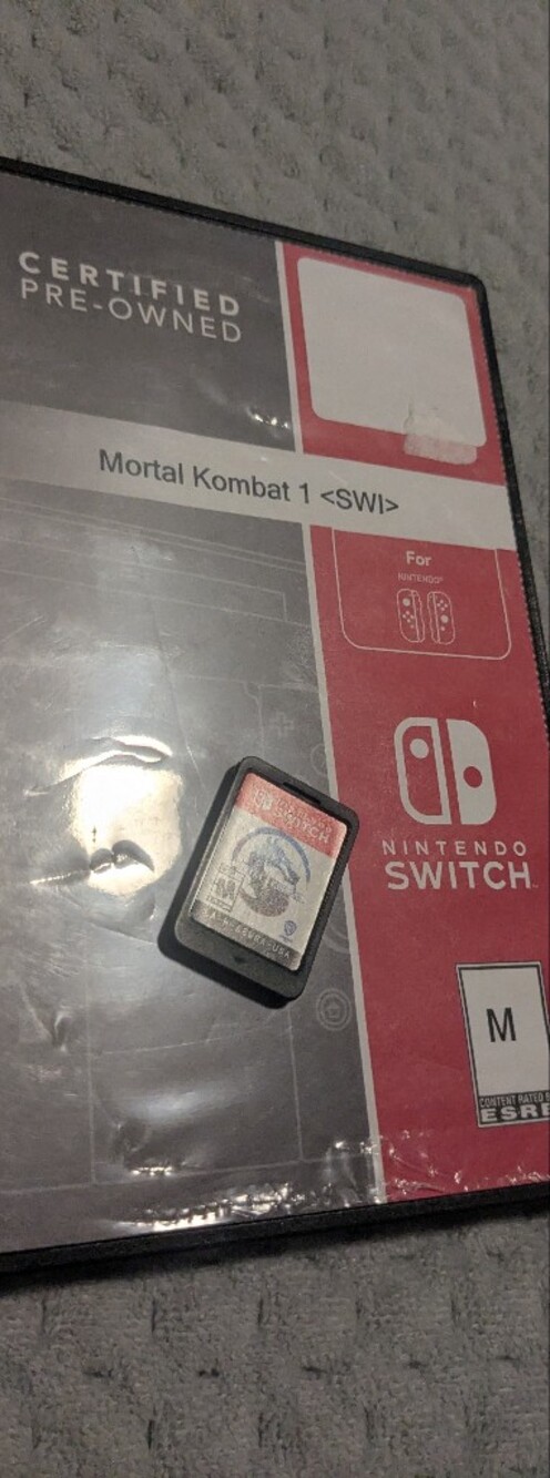 Nintendo Mortal Combat Switch Game